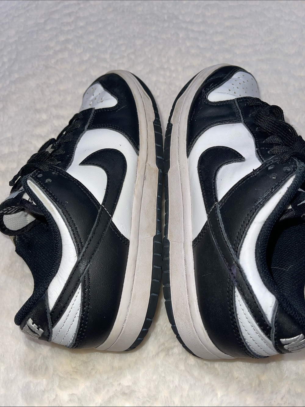 Nike Dunk Black and White Low-Top Sneakers - Picture 7 of 11